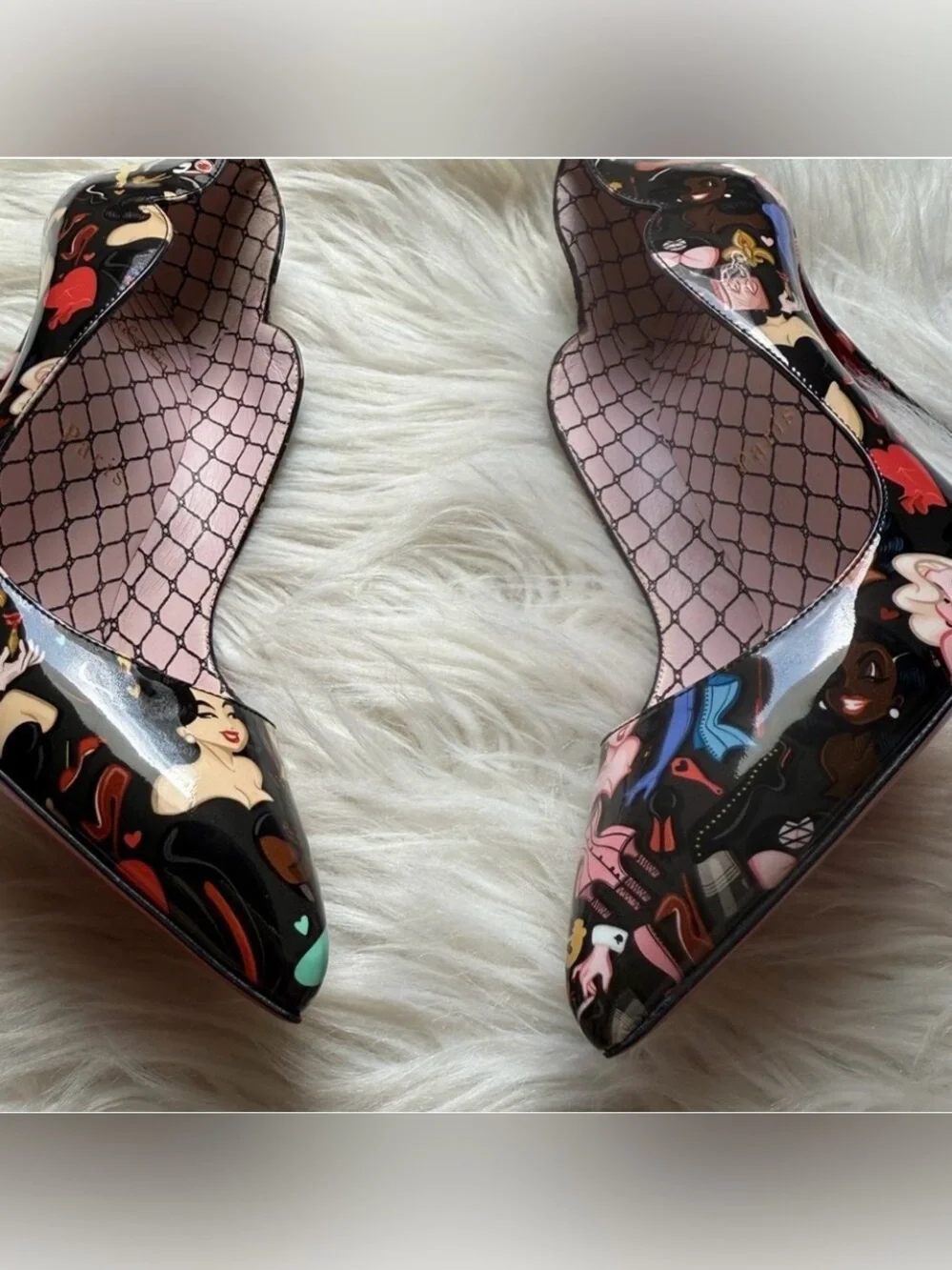 NWT•Christian Louboutin X Dr Bored Limited Edition Hot Chick 100 Pumps Size: 37